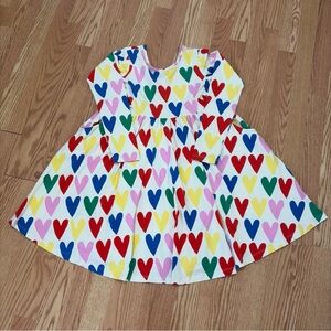 Hanna Andersson Multicolor Heart Dress